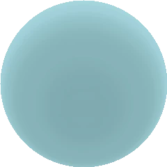 How Uranus’s apparent size changes