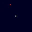 Close approach of Jupiter and Moon on 26 October 2027