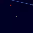 Enge Begegnung von Mars und Mond am 24. Januar 2027