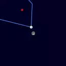 Enge Begegnung von Mars und Mond am 20. Februar 2027