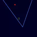 Close approach of Mars and Moon on 2 October 2027