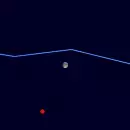 Close approach of Saturn and Moon on 20 November 2026 