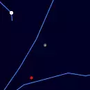 土星与月球于2027年10月15日近距离相合 