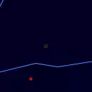 Close approach of Venus and Moon on 3 May 2027 