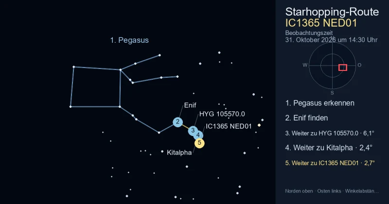 So findest du IC1365 NED01 mithilfe von Pegasus