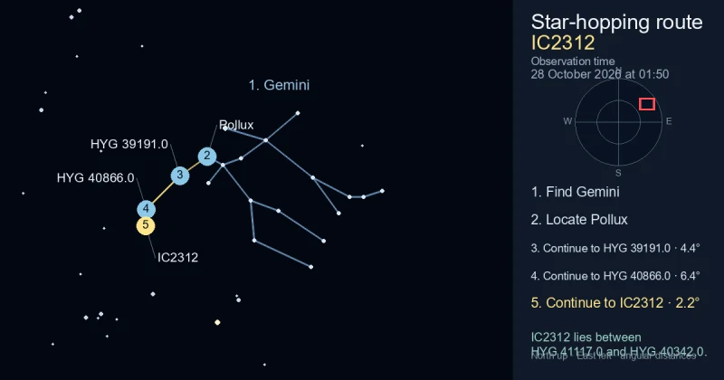 How to find IC2312 using Gemini