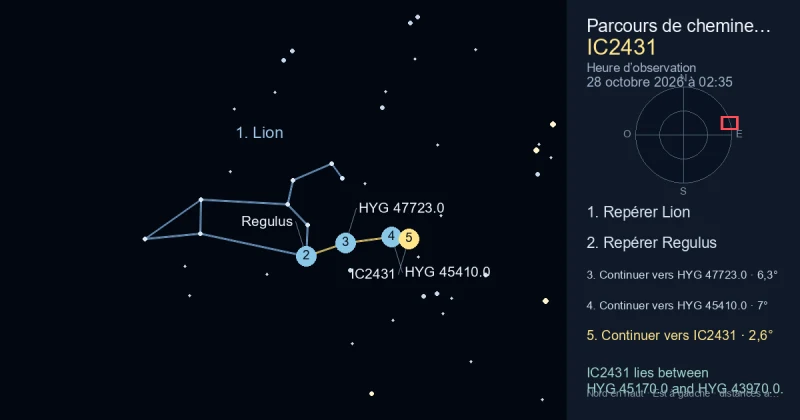 Comment trouver IC2431 avec Lion
