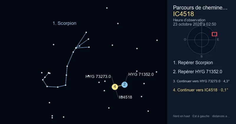 Comment trouver IC4518 avec Scorpion