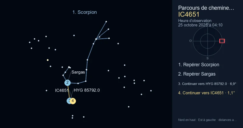 Comment trouver IC4651 avec Scorpion