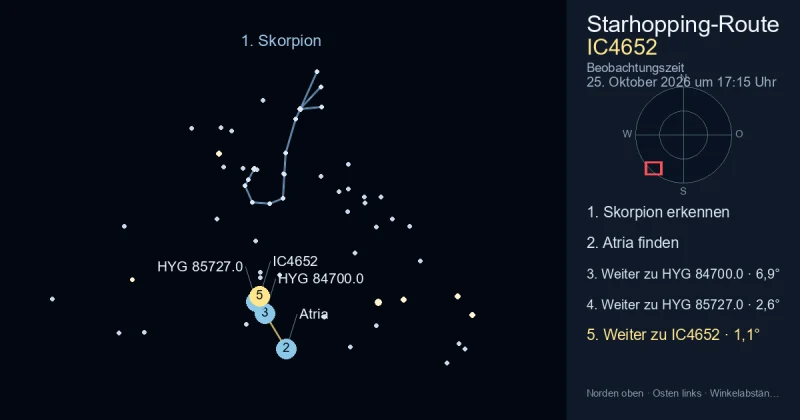 So findest du IC4652 mithilfe von Skorpion