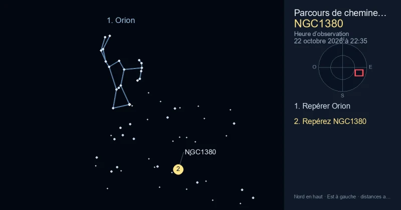 Comment trouver NGC1380 avec Orion