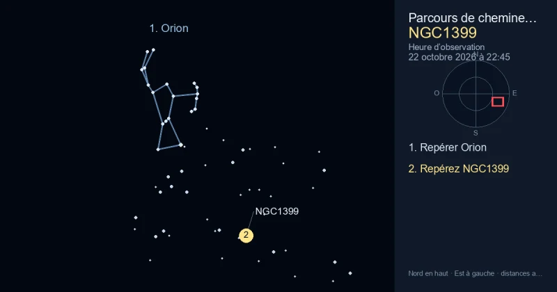 Comment trouver NGC1399 avec Orion