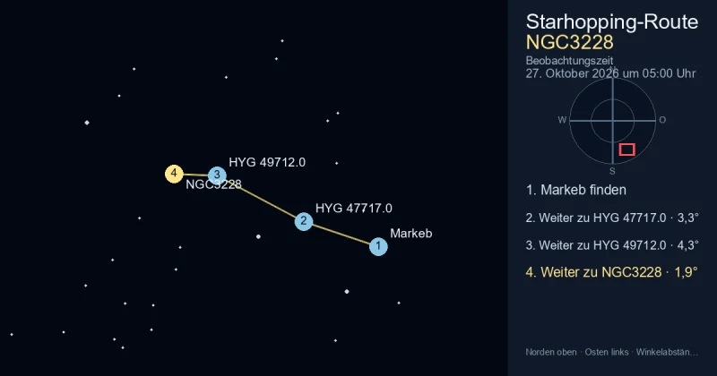 NGC3228 von Markeb aus finden