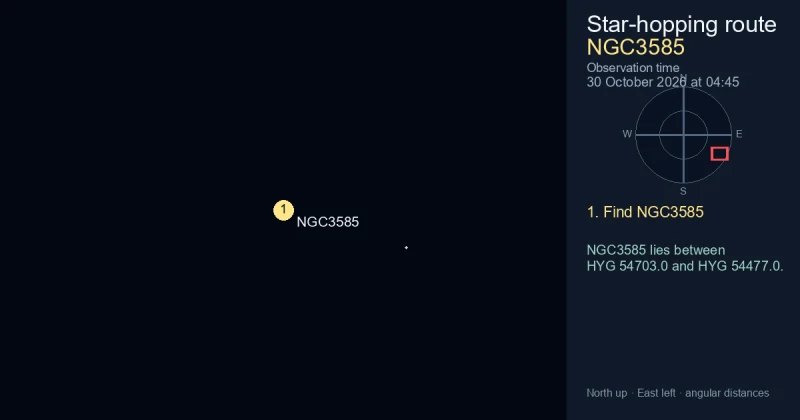 How to find NGC3585