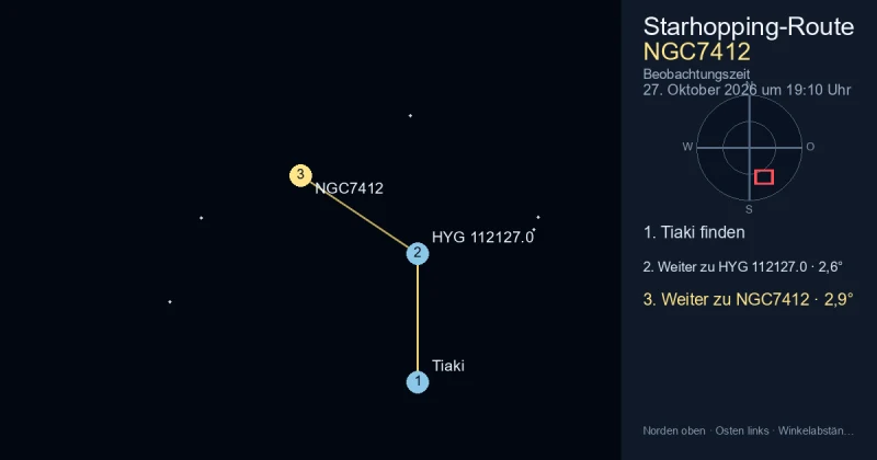 NGC7412 von Tiaki aus finden