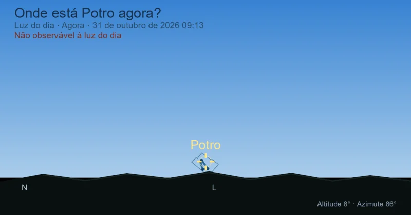 Onde está Potro agora?