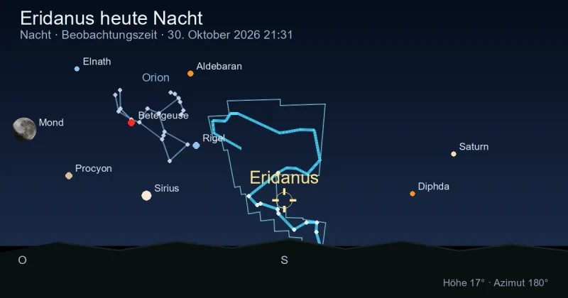 Eridanus heute Nacht