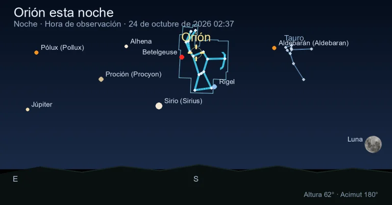 Orion esta noche