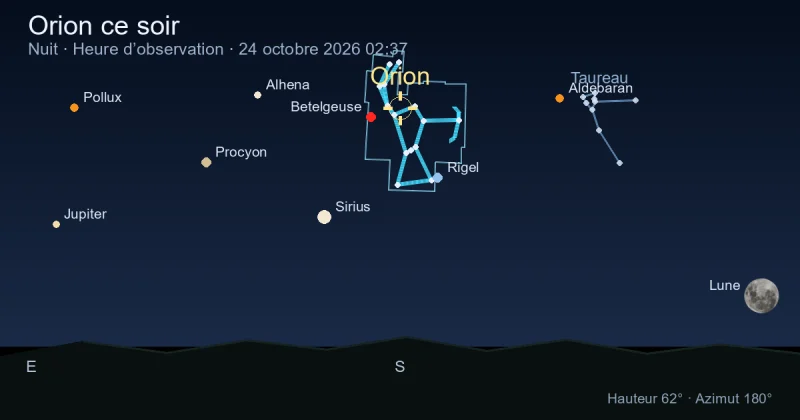 Orion ce soir