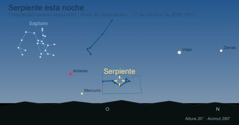 Serpens esta noche