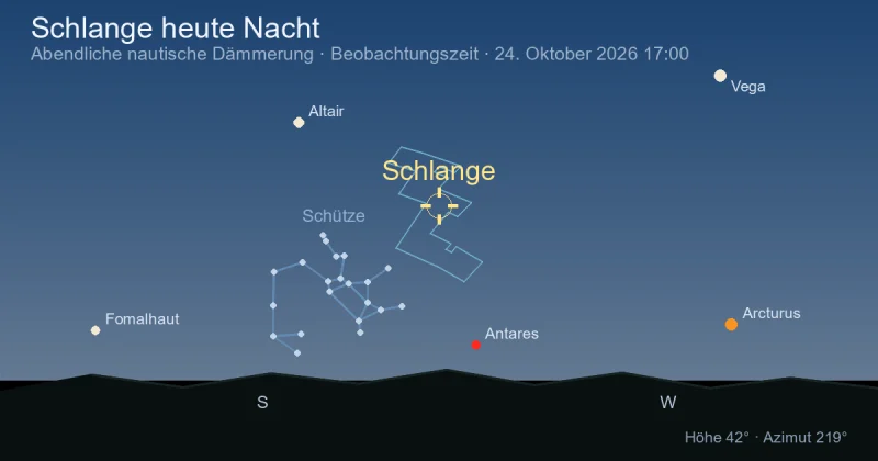 Serpens2 heute Nacht