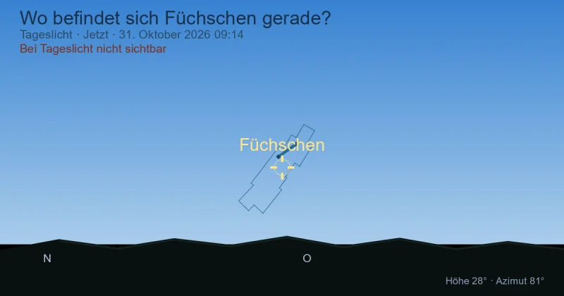 Wo befindet sich Füchschen gerade?