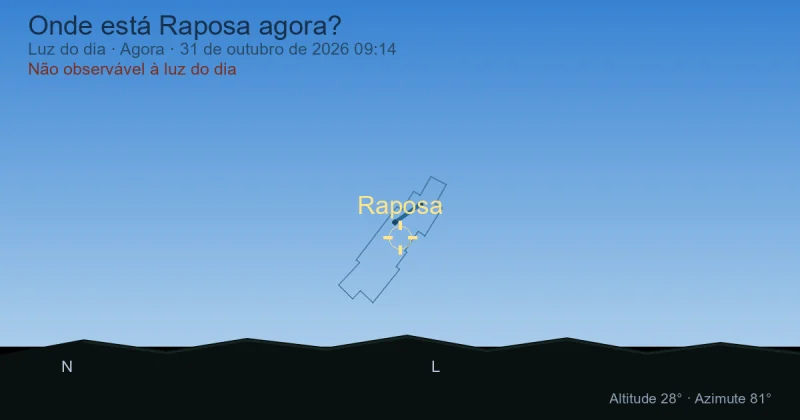 Onde está Raposa agora?