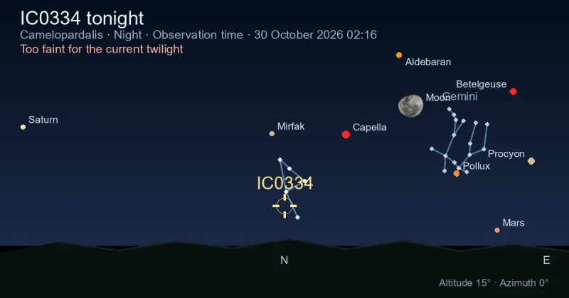 IC0334 tonight