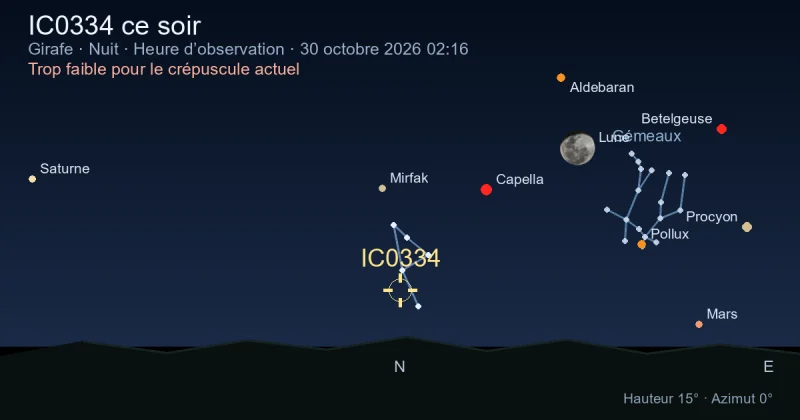 IC0334 ce soir