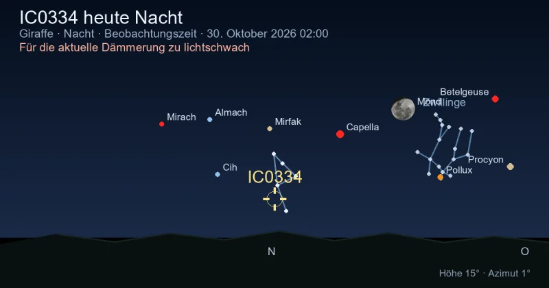 IC0334 heute Nacht