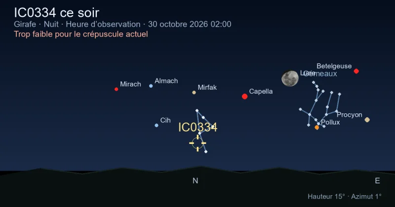IC0334 ce soir