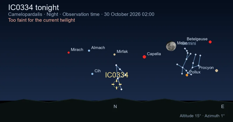 IC0334 tonight