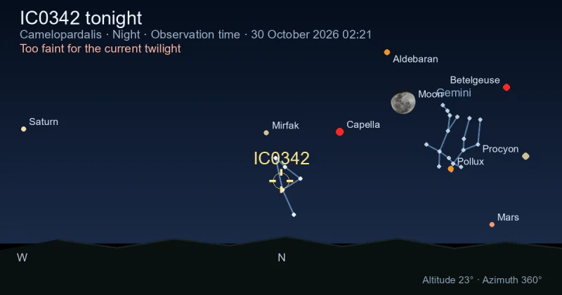 IC0342 tonight