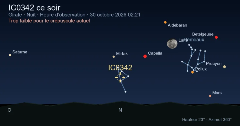 IC0342 ce soir