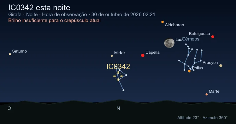 IC0342 esta noite