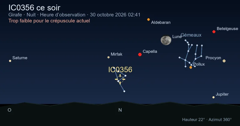 IC0356 ce soir