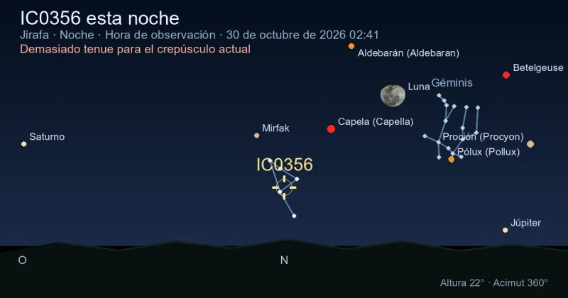 IC0356 esta noche