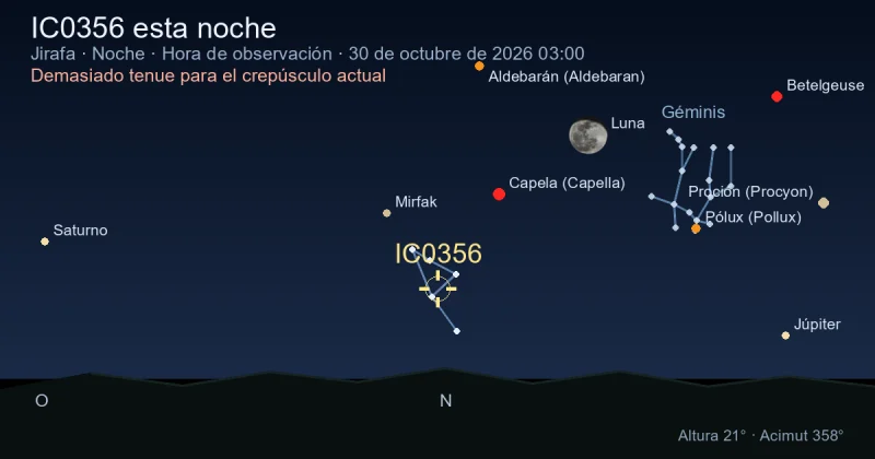 IC0356 esta noche
