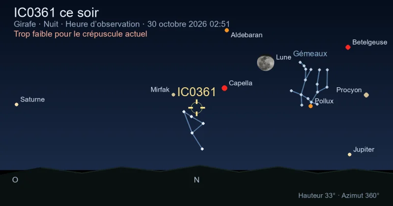 IC0361 ce soir