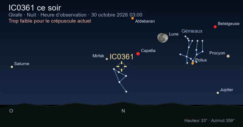 IC0361 ce soir