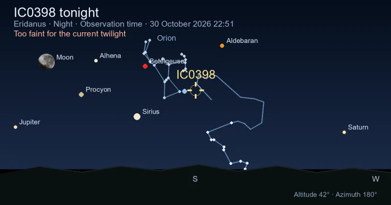 IC0398 tonight