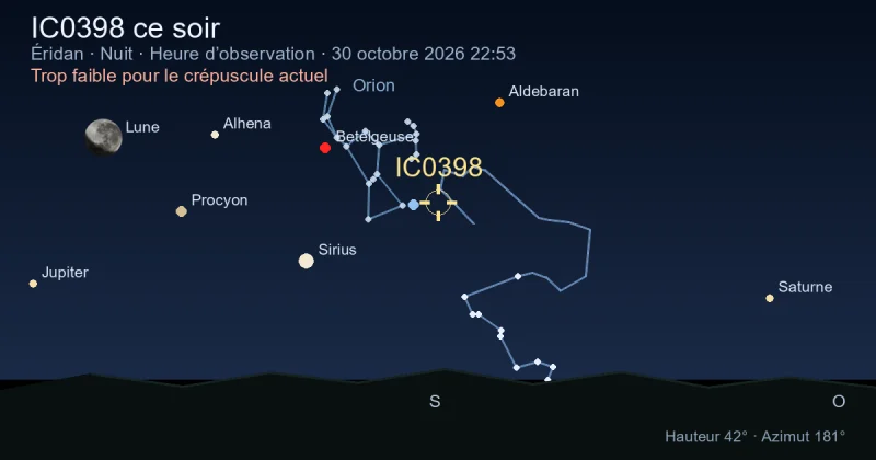 IC0398 ce soir