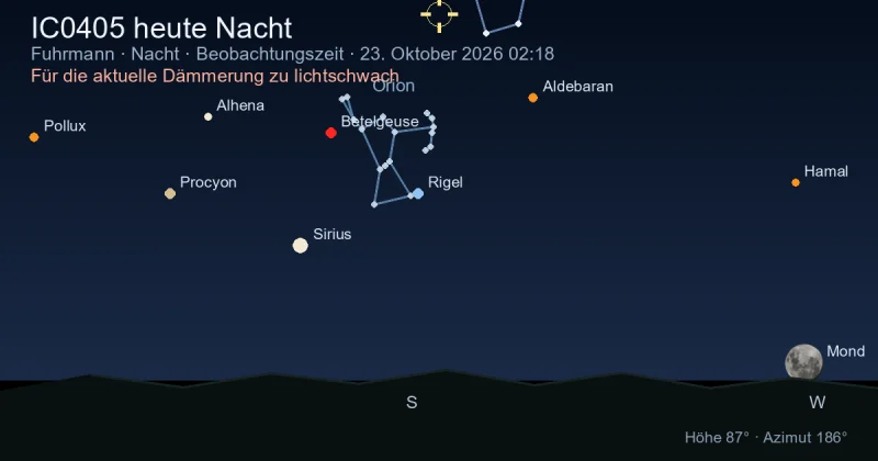 IC0405 heute Nacht
