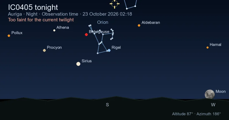 IC0405 tonight