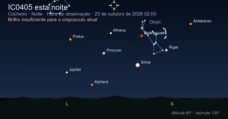 IC0405 esta noite