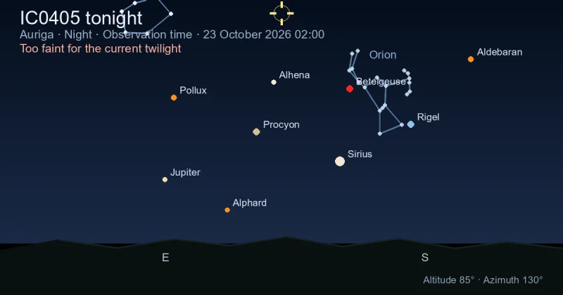 IC0405 tonight