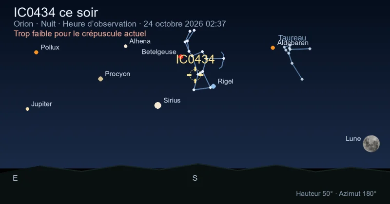 IC0434 ce soir