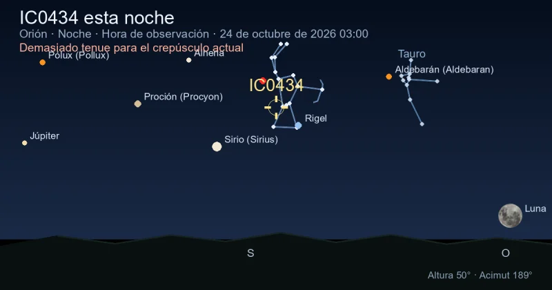 IC0434 esta noche