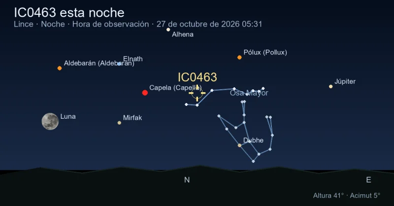 IC0463 esta noche