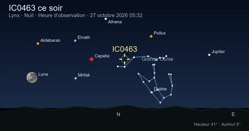 IC0463 ce soir